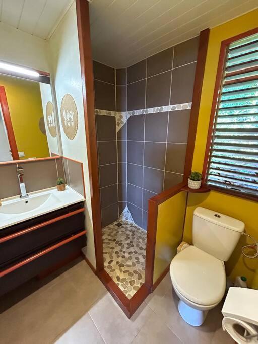 Bungalow, Gite Les Fleurs Du Colibri 波尔兰特 外观 照片